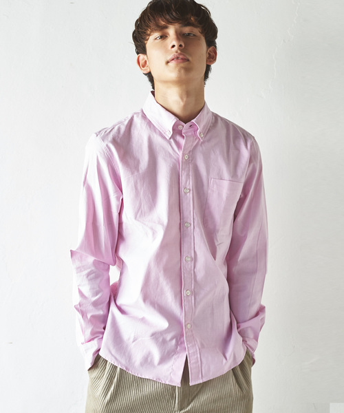 Rocky Monroe(ロッキーモンロー)の「ボタンダウンオックスフォードシャツ(シャツ/ブラウス・メンズ・ホワイト/ブルー/グレー/ネイビー/ブラック/ピンク/ブルー系その他/グレー系その他/ブラック系その他/ホワイト系その他/サックスブルー/ホワイト系その他2/グレー系その他2/ブルー系その他2・M/L/XL/S)」の14枚目の写真