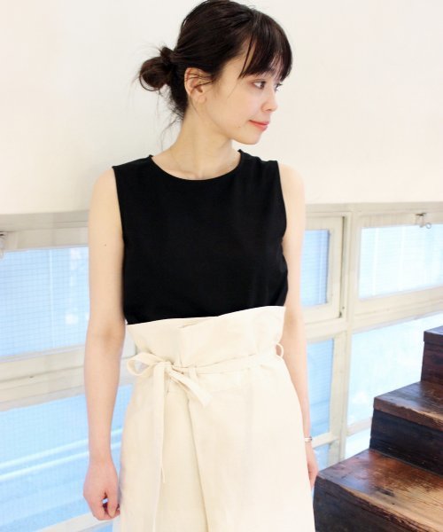 plage（プラージュ）の「ハイウエスト ワイドパンツ◆（その他パンツ・レディース・ナチュラル/ブラウン/レッド・36/38/34）」の15枚目の写真