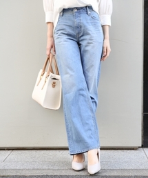 Andemiu | 【BAILA6月号掲載】【美尻デニム】スタイルセレクトワイドパンツ761199(デニムパンツ)