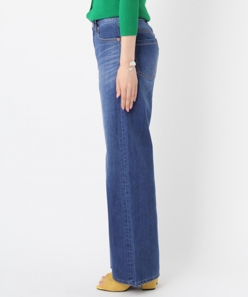 Andemiu（アンデミュウ）の「【BAILA6月号掲載】【美尻デニム】スタイルセレクトワイドパンツ761199（デニムパンツ・レディース・ライトブルー/ブルー/インディゴブルー・SMALL/MEDIUM/S size/X-SMALL/XS size/M size/L size/LARGE/XX-SMALL）」の9枚目の写真