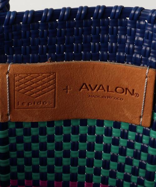 Avalon（アヴァロン）の「【別注】＜AVALON＞MERCADOバッグ ◆（かごバッグ・レディース・ネイビー/ホワイト・FREE）」の6枚目の写真