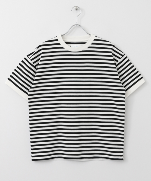 URBAN RESEARCH DOORS MENS(アーバンリサーチ ドアーズ メンズ)の「FORK&SPOON Striped T-shirt(Tシャツ/カットソー・メンズ・ブラック/グレー・5/4)」の12枚目の写真