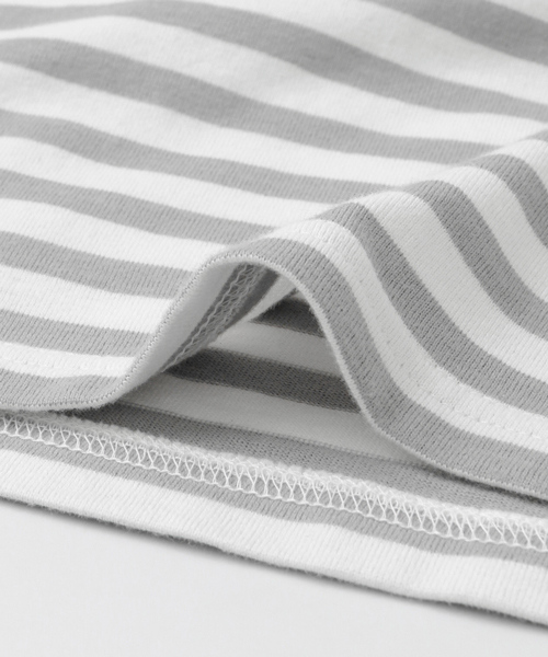 URBAN RESEARCH DOORS MENS(アーバンリサーチ ドアーズ メンズ)の「FORK&SPOON Striped T-shirt(Tシャツ/カットソー・メンズ・ブラック/グレー・5/4)」の7枚目の写真