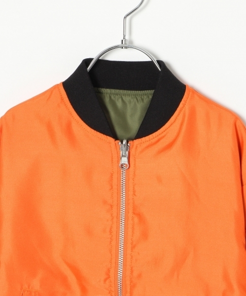 GLOBAL WORK（グローバルワーク）の「【キッズ】ドロップリバーシブルブルゾン/765089（ブルゾン・キッズ・ブラック系その他/オレンジ系その他・X-LARGE/XX-LARGE/MEDIUM/SMALL/LARGE）」の11枚目の写真