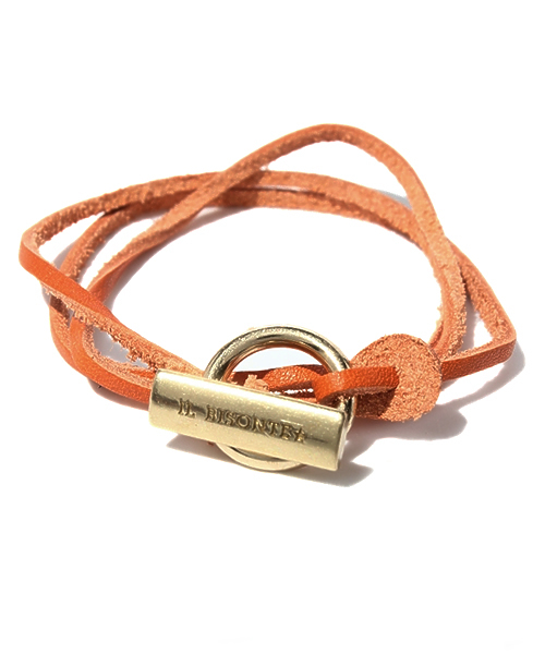 IL BISONTE（イルビゾンテ）の「IL BISONTE / ORIGINAL LEATHER / ブレスレット（ブレスレット・レディース・ブラック/ホワイト/ダークブラウン/グレー/オリーブ/レッド/ライトブラウン/ナチュラル/オレンジ/グリーン/レンガ/ネイビー・FREE）」の12枚目の写真