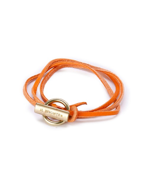 IL BISONTE（イルビゾンテ）の「IL BISONTE / ORIGINAL LEATHER / ブレスレット（ブレスレット・レディース・ブラック/ホワイト/ダークブラウン/グレー/オリーブ/レッド/ライトブラウン/ナチュラル/オレンジ/グリーン/レンガ/ネイビー・FREE）」の12枚目の写真