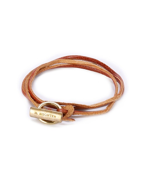 IL BISONTE（イルビゾンテ）の「IL BISONTE / ORIGINAL LEATHER / ブレスレット（ブレスレット・レディース・ブラック/ホワイト/ダークブラウン/グレー/オリーブ/レッド/ライトブラウン/ナチュラル/オレンジ/グリーン/レンガ/ネイビー・FREE）」の11枚目の写真