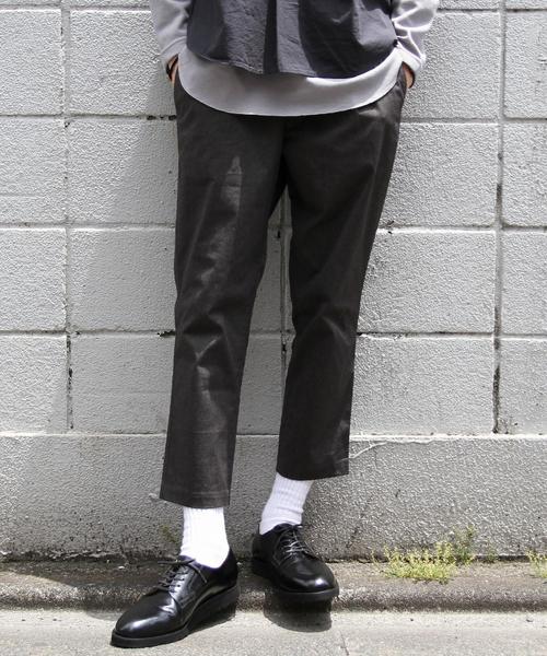 coen(コーエン)の「TC1タックストレッチテーパードイージーアンクルパンツ(その他パンツ・メンズ・ブラック/ダークグレー・LARGE/SMALL/X-LARGE/MEDIUM)」の18枚目の写真