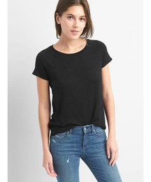GAP | Gap ソフトスパン キャップスリーブTシャツ(Tシャツ/カットソー)