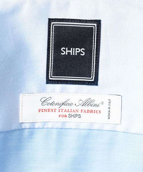 SHIPS(シップス)の「SD: ALBINI社製生地 クレリック ホリゾンタルカラーシャツ(シャツ/ブラウス・メンズ・ライトブルー・37/38/41/40/39/42)」の7枚目の写真