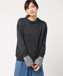 カフス付裏毛プルオーバー