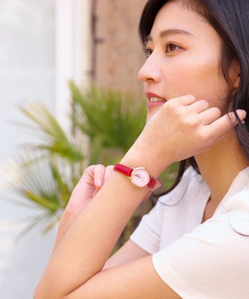 U.S. POLO ASSN.（ユーエスポロアッスン）の「【U.S. POLO ASSN.】ユーエスポロアッスン レディース バイカラーウォッチ（アナログ腕時計・レディース・レッド/オフホワイト/ホワイト×グレー/ブラック×ブラック/ホワイト×ネイビー/ブラック×ピンク・FREE）」の6枚目の写真