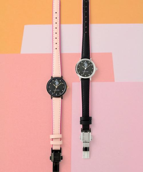 U.S. POLO ASSN.（ユーエスポロアッスン）の「【U.S. POLO ASSN.】ユーエスポロアッスン レディース バイカラーウォッチ（アナログ腕時計・レディース・レッド/オフホワイト/ホワイト×グレー/ブラック×ブラック/ホワイト×ネイビー/ブラック×ピンク・FREE）」の13枚目の写真