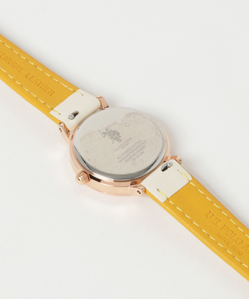 U.S. POLO ASSN.（ユーエスポロアッスン）の「【U.S. POLO ASSN.】ユーエスポロアッスン レディース バイカラーウォッチ（アナログ腕時計・レディース・レッド/オフホワイト/ホワイト×グレー/ブラック×ブラック/ホワイト×ネイビー/ブラック×ピンク・FREE）」の10枚目の写真