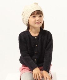 GLOBAL WORK | 【キッズ】フェザーヤーンクルーカーデ/771861 (カーディガン/ボレロ)