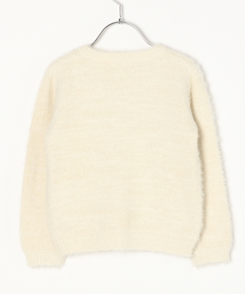 GLOBAL WORK（グローバルワーク）の「【キッズ】フェザーヤーンクルーカーデ/771861 （カーディガン/ボレロ・キッズ・ホワイト/ネイビー/レッド・SMALL/MEDIUM/LARGE/X-LARGE/XX-LARGE）」の9枚目の写真