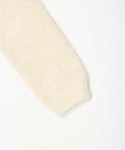 GLOBAL WORK（グローバルワーク）の「【キッズ】フェザーヤーンクルーカーデ/771861 （カーディガン/ボレロ・キッズ・ホワイト/ネイビー/レッド・SMALL/MEDIUM/LARGE/X-LARGE/XX-LARGE）」の5枚目の写真