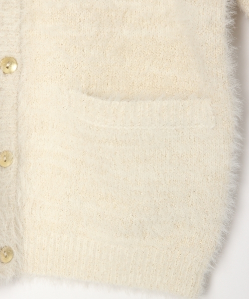 GLOBAL WORK（グローバルワーク）の「【キッズ】フェザーヤーンクルーカーデ/771861 （カーディガン/ボレロ・キッズ・ホワイト/ネイビー/レッド・SMALL/MEDIUM/LARGE/X-LARGE/XX-LARGE）」の10枚目の写真