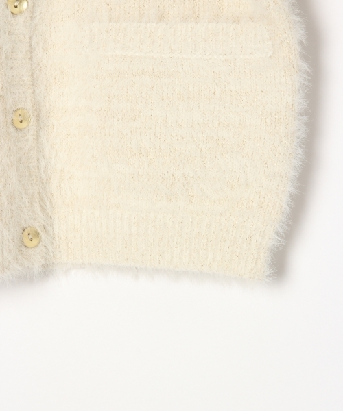 GLOBAL WORK（グローバルワーク）の「【キッズ】フェザーヤーンクルーカーデ/771861 （カーディガン/ボレロ・キッズ・ホワイト/ネイビー/レッド・SMALL/MEDIUM/LARGE/X-LARGE/XX-LARGE）」の8枚目の写真