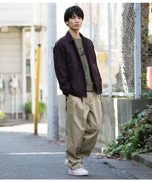 UNUSED × Dickies タックパンツ セール】【Dickies for JUNRed】別注クロスタックワイドパンツ
