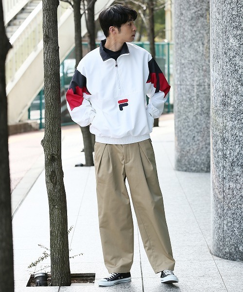 Dickies（ディッキーズ）の「【Dickies for JUNRed】別注クロスタックワイドパンツ（その他パンツ・メンズ・ブラック/ネイビー/グレー/グリーン/ベージュ・S/M/L）」の19枚目の写真