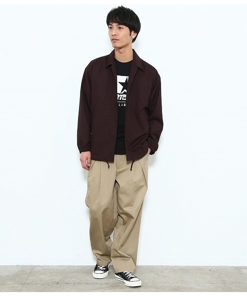 Dickies（ディッキーズ）の「【Dickies for JUNRed】別注クロスタックワイドパンツ（その他パンツ・メンズ・ブラック/ネイビー/グレー/グリーン/ベージュ・S/M/L）」の11枚目の写真