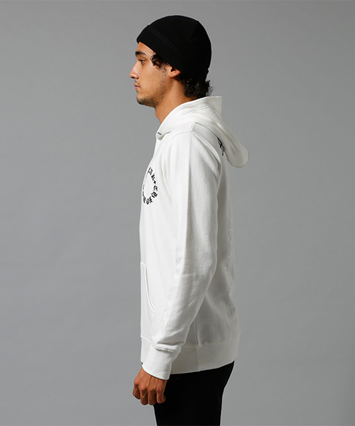 AZUL by moussy（アズールバイマウジー）の「ギャングスター裏起毛パーカー（パーカー・メンズ・ホワイト/ブラック・SMALL/X-LARGE/X-SMALL/LARGE/MEDIUM）」の15枚目の写真