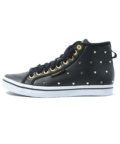 adidas Originals(アディダスオリジナルス)の「adidas HONEY MID W LD アディダス ハニー ハート柄(スニーカー・レディース・ホワイト/ブラック・23cm/23.5cm/24cm/24.5cm)」の3枚目の写真