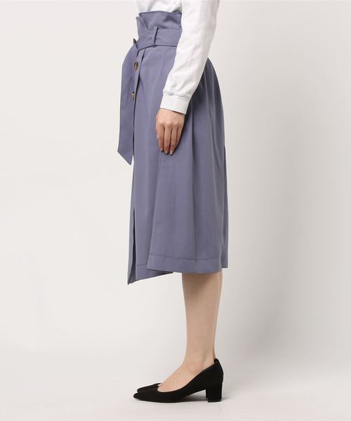 INTERPLANET(インタープラネット)の「Tツイルフレアスカート(スカート・レディース・イエロー/キャメル/ブルー・FREE)」の4枚目の写真