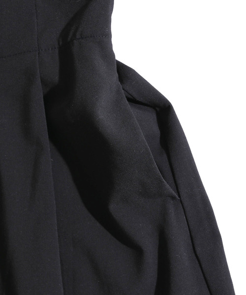 WEGO（ウィゴー）の「WEGO/サイドリボンVネックサロペット（サロペット/オーバーオール・レディース・ブラック/ブラック系その他2・FREE）」の14枚目の写真