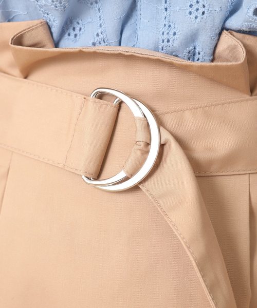 natural couture(ナチュラルクチュール)の「Dカンベルト 付ハイウエストスカート(スカート・レディース・カーキ/ベージュ/ピンクベージュ/ネイビー・FREE)」の18枚目の写真
