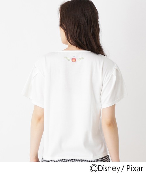 grove(グローブ)の「ミゲル/フレアスリーブTシャツ(リメンバー・ミー)(Tシャツ/カットソー・レディース・オフホワイト/ネイビー・02/03)」の10枚目の写真