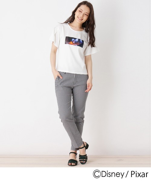 grove(グローブ)の「ミゲル/フレアスリーブTシャツ(リメンバー・ミー)(Tシャツ/カットソー・レディース・オフホワイト/ネイビー・02/03)」の8枚目の写真