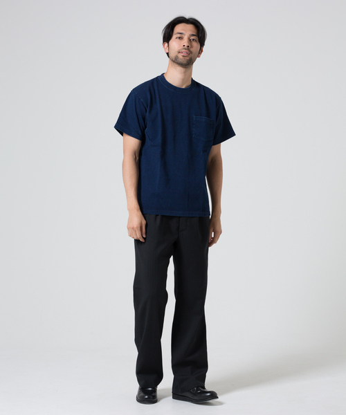 JEMORGAN(ジェーイーモーガン)の「JEMORGAN / 天竺インディゴポケT(Tシャツ/カットソー・メンズ・ブルー/ネイビー・L/M)」の10枚目の写真