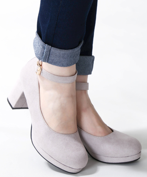 WEGO（ウィゴー）の「WEGO/ストラップパンプス（パンプス・レディース・ブラウン/グレー/レッド/その他1・MEDIUM/LARGE）」の2枚目の写真