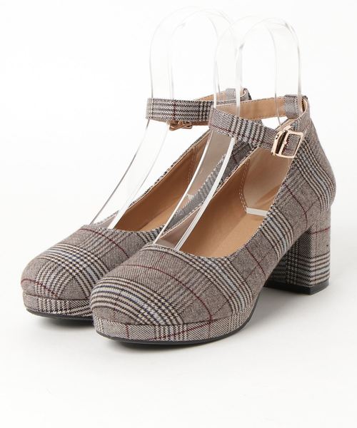 WEGO（ウィゴー）の「WEGO/ストラップパンプス（パンプス・レディース・ブラウン/グレー/レッド/その他1・MEDIUM/LARGE）」の10枚目の写真