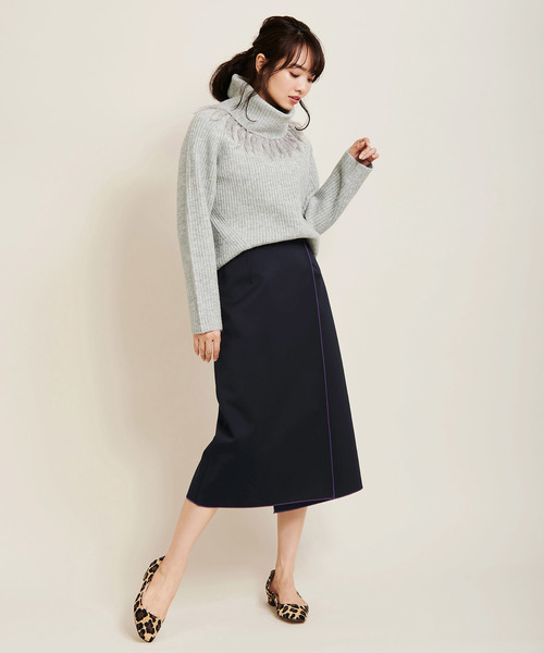 The Virgnia（ザ ヴァージニア）の「リバーシブルセミタイトスカート（スカート・レディース・パープル/ラベンダー/グリーン・36/38）」の16枚目の写真