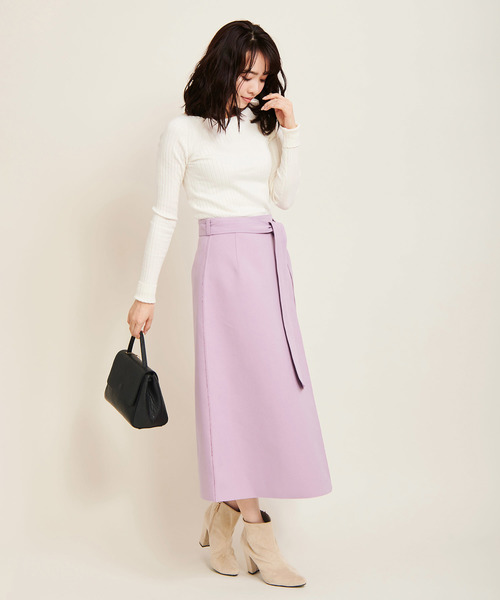 The Virgnia（ザ ヴァージニア）の「リバーシブルセミタイトスカート（スカート・レディース・パープル/ラベンダー/グリーン・36/38）」の13枚目の写真