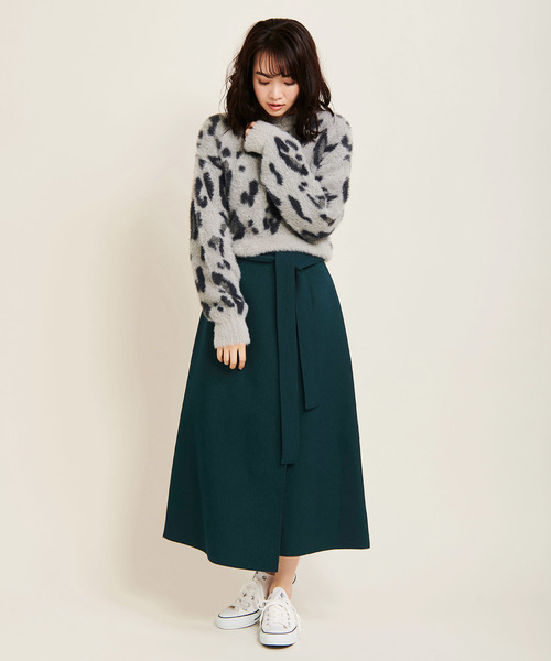 The Virgnia（ザ ヴァージニア）の「リバーシブルセミタイトスカート（スカート・レディース・パープル/ラベンダー/グリーン・36/38）」の8枚目の写真