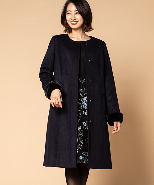 ketty(ケティ)の「ヴィクトリアライトビーバー袖ファー使いコート(その他アウター)」 WEAR