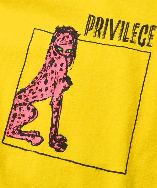 PRIVILEGE（プリビレッジ）の「プリビレッジ [PRIVILEGE] - チーター アニマル イラスト 半袖 Tシャツ [CHEETAH TEE]（Tシャツ/カットソー・メンズ・ホワイト/イエロー/クリーム・MEDIUM/LARGE/X-LARGE）」の12枚目の写真