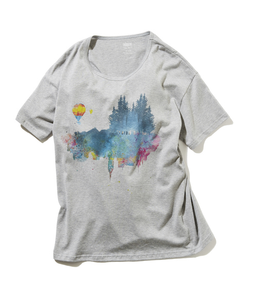 rehacer(レアセル)の「rehacer : Contrast World On Made in Japan Body / コントラスト ワールド Tシャツ メイドインジャパン(Tシャツ/カットソー・メンズ・ホワイト/グレー/イエロー・SMALL/MEDIUM/LARGE/X-LARGE/XX-LARGE/X-SMALL)」の3枚目の写真
