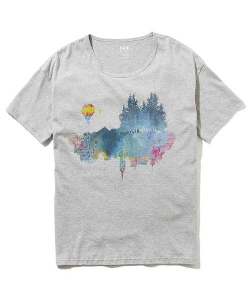 rehacer(レアセル)の「rehacer : Contrast World On Made in Japan Body / コントラスト ワールド Tシャツ メイドインジャパン(Tシャツ/カットソー・メンズ・ホワイト/グレー/イエロー・SMALL/MEDIUM/LARGE/X-LARGE/XX-LARGE/X-SMALL)」の9枚目の写真