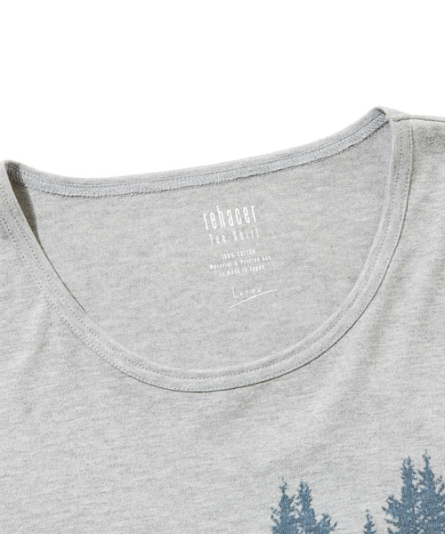 rehacer(レアセル)の「rehacer : Contrast World On Made in Japan Body / コントラスト ワールド Tシャツ メイドインジャパン(Tシャツ/カットソー・メンズ・ホワイト/グレー/イエロー・SMALL/MEDIUM/LARGE/X-LARGE/XX-LARGE/X-SMALL)」の6枚目の写真