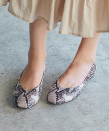 green label relaxing | ◆CFC スクエアフラットシューズ(1.0cmヒール)(バレエシューズ)