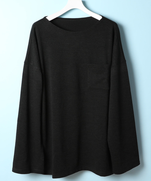 AMERICAN RAG CIE(アメリカンラグシー)の「アメリカンラグシー AMERICAN RAG CIE / スーパービッグシルエットニットボートネック【WEB限定】(ニット/セーター・メンズ・ブラック/ヘザーグレー/ブルー系その他・1/2/3)」の12枚目の写真