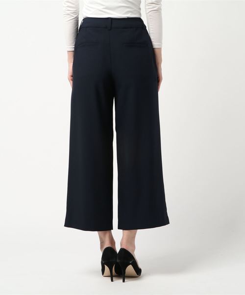 A/C DESIGN BY ALPHA CUBIC（エーシーデザインバイアルファキュービック）の「【カタログ掲載】タックワイドパンツ（その他パンツ・レディース・ネイビー/ベージュ・64/67/70/61）」の4枚目の写真