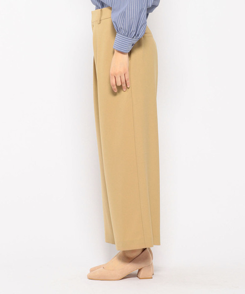 A/C DESIGN BY ALPHA CUBIC（エーシーデザインバイアルファキュービック）の「【カタログ掲載】タックワイドパンツ（その他パンツ・レディース・ネイビー/ベージュ・64/67/70/61）」の21枚目の写真