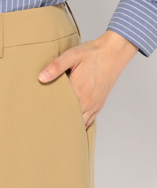 A/C DESIGN BY ALPHA CUBIC（エーシーデザインバイアルファキュービック）の「【カタログ掲載】タックワイドパンツ（その他パンツ・レディース・ネイビー/ベージュ・64/67/70/61）」の18枚目の写真