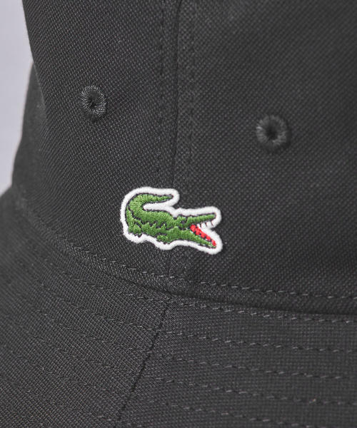 LACOSTE（ラコステ）の「＜LACOSTE（ラコステ）＞ ピケ バケットハット†（ハット・メンズ・ブラック/ネイビー/コバルトブルー・FREE）」の6枚目の写真